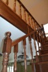 Облицовка бетонной лестницы массивом из дуба фото 2