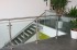 эскиз ограждения из стекла для лестниц и стойками через 2 ступени фото 1