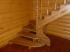 межэтажная деревянная лестница из дуба фото 2