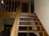 Открытая деревянная лестница из дуба для коттеджа фото 1
