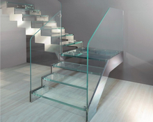 Изготовление стеклянных лестниц